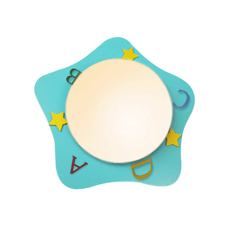 Vivolux | Hout Cartoon Patroon Wandlamp Hedendaagse LED Wandlamp voor Verpleegkamer Slaapkamer