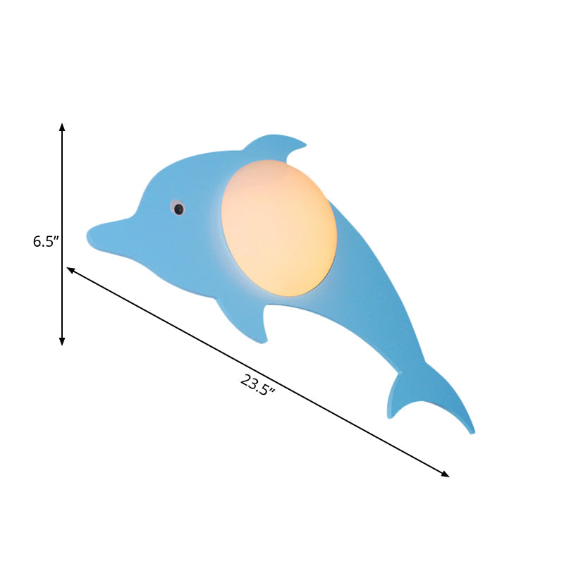 Vivolux | Hout Cartoon Patroon Wandlamp Hedendaagse LED Wandlamp voor Verpleegkamer Slaapkamer