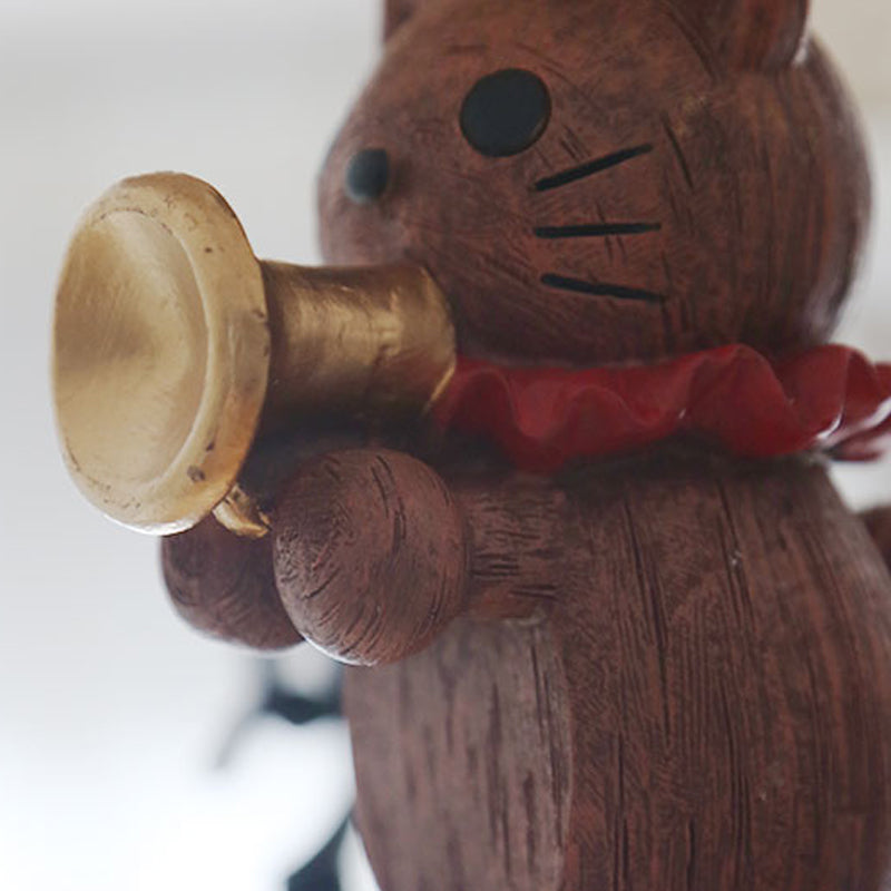 Vivolux | Lieve Huisdier Kat Wandlamp Één Licht Hars Façade Licht met Bloemenschaduw voor Studiekamer