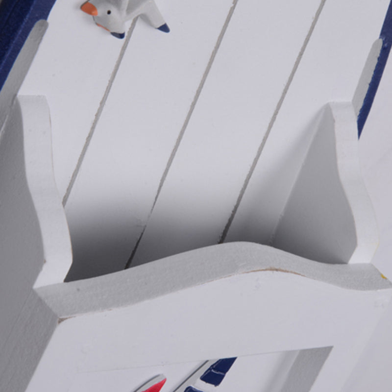 Vivolux | Nautical Ship Wandlantaarn met Emmer Schaduw 1 Kop Glas Wandlamp in Blauw voor Verpleegkamer