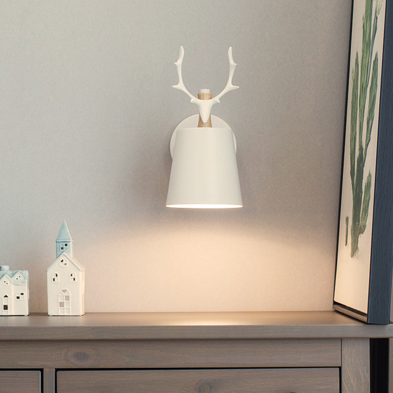 Vivolux | Draaiend Hedendaags Herten Taks Wandlamp Metaal 1 Licht Witte Wandlamp voor Gang