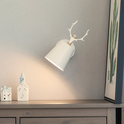 Vivolux | Draaiend Hedendaags Herten Taks Wandlamp Metaal 1 Licht Witte Wandlamp voor Gang