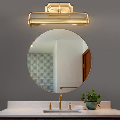 Vivolux | 2 Lampen Metalen Vanity Verlichting Traditioneel Gouden Tube Vormige Badkamer Muurlicht Armatuur