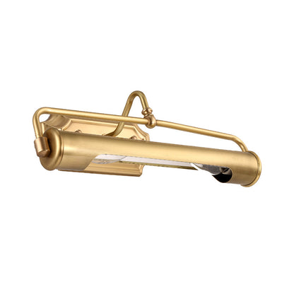Vivolux | 2 Lampen Metalen Vanity Verlichting Traditioneel Gouden Tube Vormige Badkamer Muurlicht Armatuur