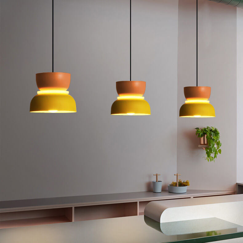 Nordic Colorful Macaron 1-Light LED-Pendelleuchte