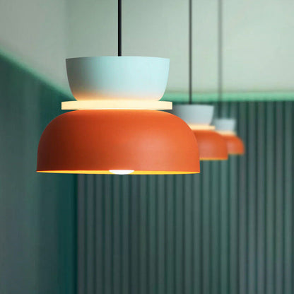 Nordic Colorful Macaron 1-Light LED-Pendelleuchte