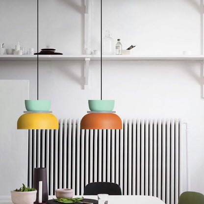 Nordic Colorful Macaron 1-Light LED-Pendelleuchte