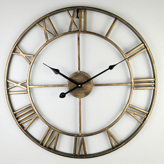 Vivolux | Vintage Eisen Große Retro Wanduhr