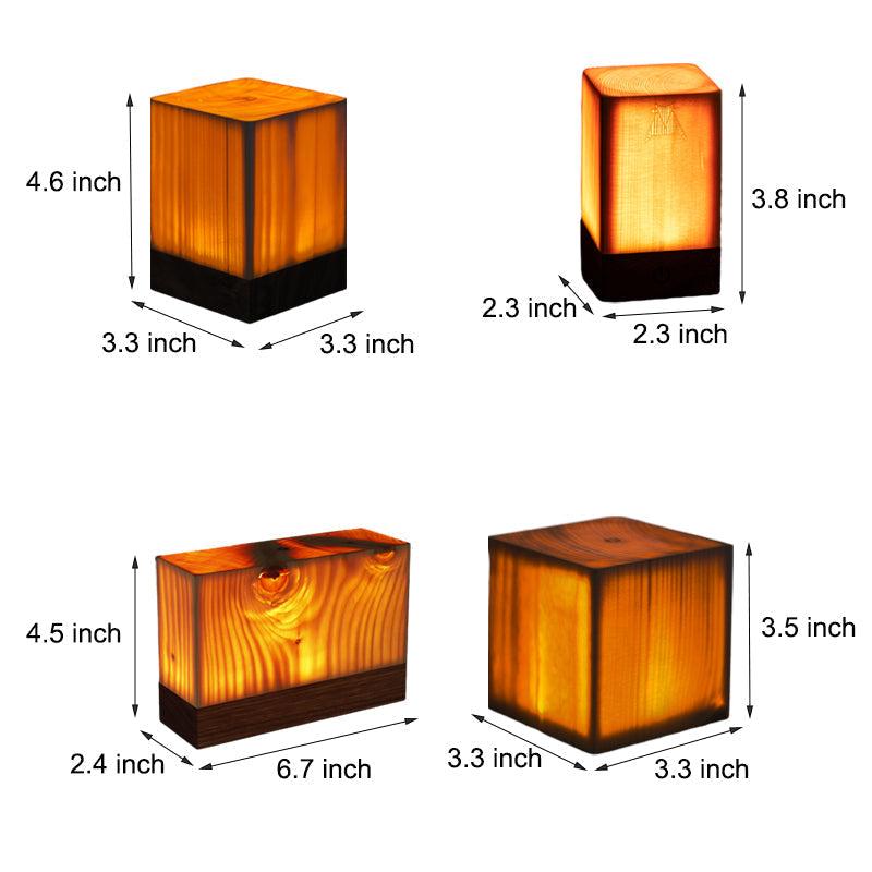 Vivolux | LumiWood – LED-Tischleuchte mit Akku und Touch-Steuerung