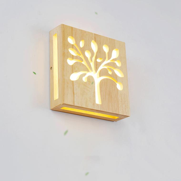 Vivolux | Wandlampe - WoodGlow - Elegante LED - Essenz des Lebens im Freien drinnen