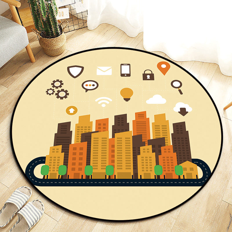 Vivolux | Kawaii Princess Teppich Mehrfarbig Märchen Teppich Haustierfreundlich Fleckenresistent Rutschfester Rücken Teppich für Kinderzimmer