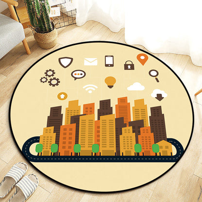 Vivolux | Kawaii Princess Teppich Mehrfarbig Märchen Teppich Haustierfreundlich Fleckenresistent Rutschfester Rücken Teppich für Kinderzimmer