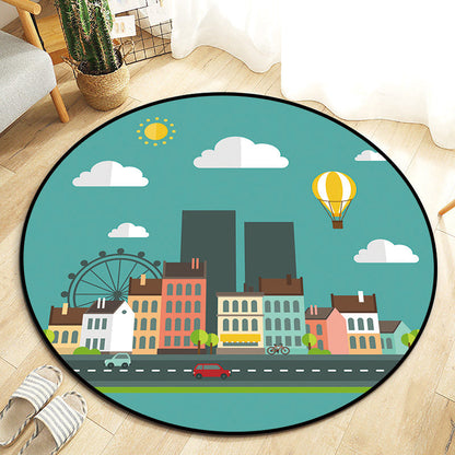 Vivolux | Kawaii Princess Teppich Mehrfarbig Märchen Teppich Haustierfreundlich Fleckenresistent Rutschfester Rücken Teppich für Kinderzimmer