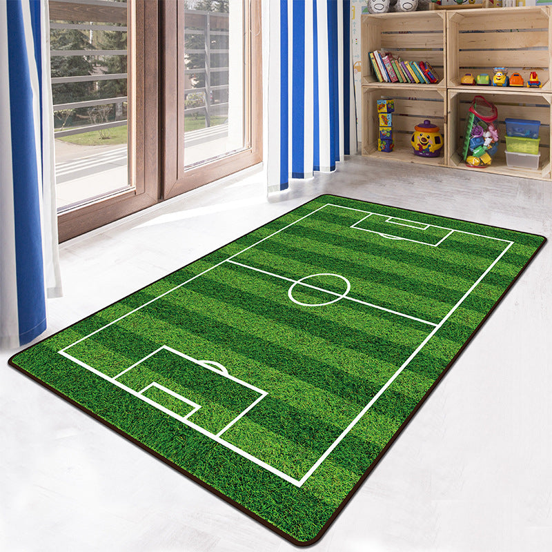 Vivolux | Educatief Multicolor Dierentuin Print Tapijt Synthetisch Cartoon Tapijt Antislip Leer- en Speeltapijt voor Kinderen