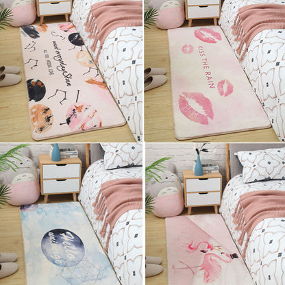 Vivolux | Pastel Multi Kleuren Scandinavisch Tapijt Katoenen Dierentapijt Machine Wasbare Vloerkleed voor Meisjeskamer