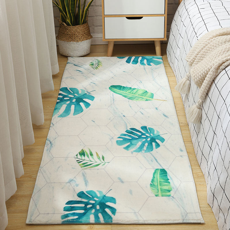 Vivolux | Stijlvolle Multi-Kleurige Kinderen Tapijt Katoen Patroon Vloerkleed Machine Wasbaar Huisdier Vriendelijk Antislip Ondergrond Tapijt voor Meisjes Slaapkamer