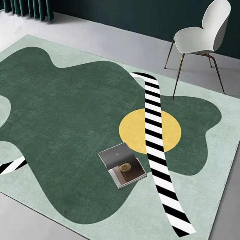 Vivolux | Klassiek Multicolor Geometrisch Tapijt Synthetisch Midden-Europa Tapijt Antislip Onderkant Vlekbestendig wasmachinewas Tapijt voor Woondecoratie
