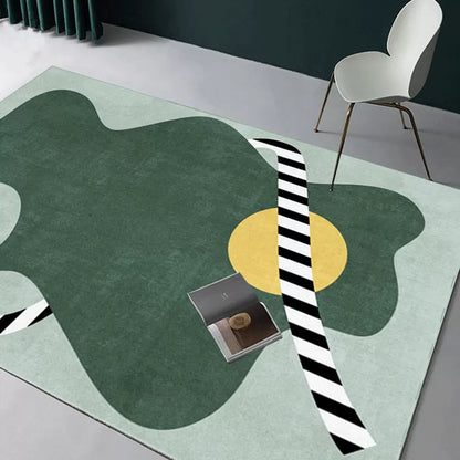 Vivolux | Klassiek Multicolor Geometrisch Tapijt Synthetisch Midden-Europa Tapijt Antislip Onderkant Vlekbestendig wasmachinewas Tapijt voor Woondecoratie