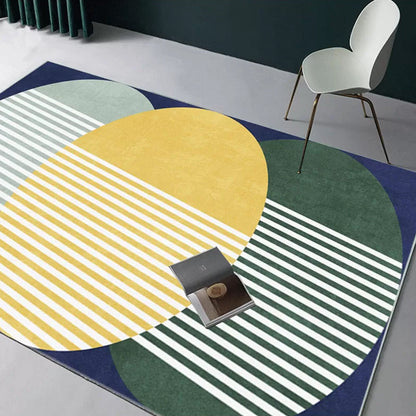 Vivolux | Klassiek Multicolor Geometrisch Tapijt Synthetisch Midden-Europa Tapijt Antislip Onderkant Vlekbestendig wasmachinewas Tapijt voor Woondecoratie