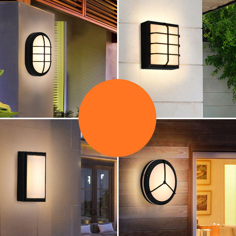 Vivolux | Acryl Geometrische Schaduw Wandlamp Minimalistische LED Wandverlichting in Zwart