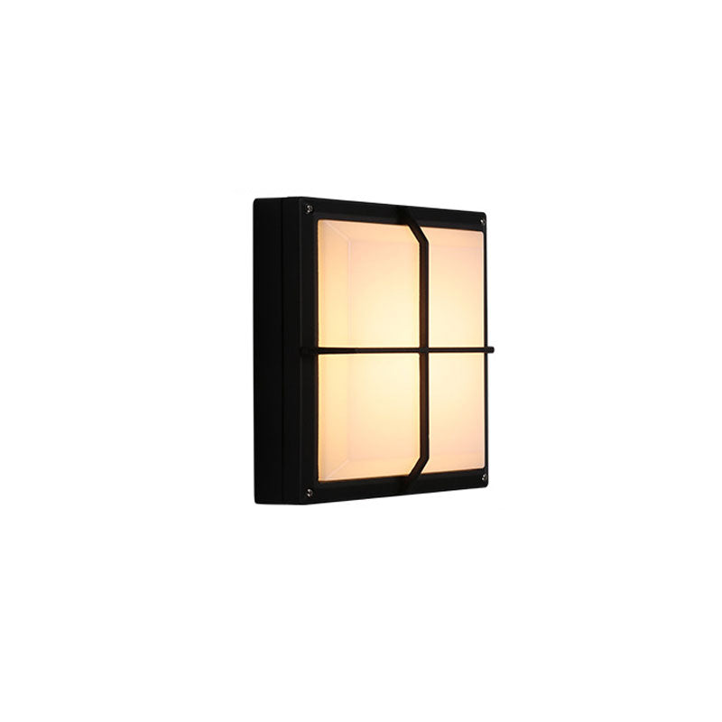 Vivolux | Acryl Geometrische Schaduw Wandlamp Minimalistische LED Wandverlichting in Zwart