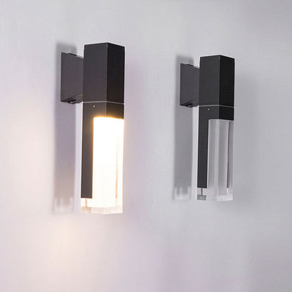 Vivolux | Rechthoekige LED Wandverlichting Hedendaagse Acryl Zwarte Wandlamp voor Balkon