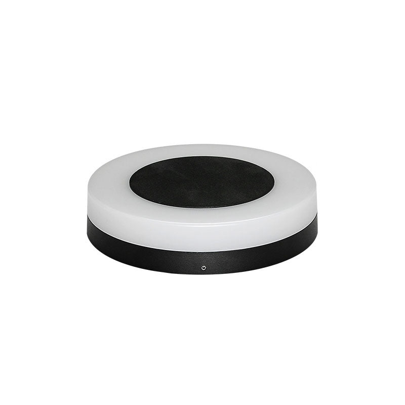 Vivolux | Geometrische Binnenhof Wandschildering Licht Metallic Minimalistisch LED Wandmontage Verlichting in Gestructureerd Zwart