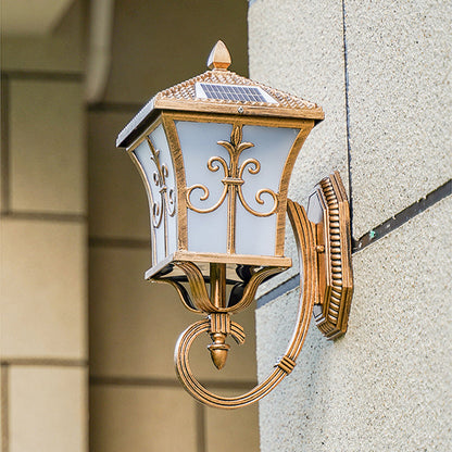 Vivolux | Acryl Verbreed Vierkante Solar Wandlamp Traditionele Buitenshuis LED Wandverlichting