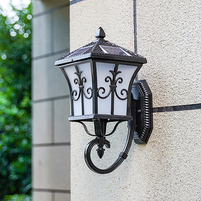 Vivolux | Acryl Verbreed Vierkante Solar Wandlamp Traditionele Buitenshuis LED Wandverlichting