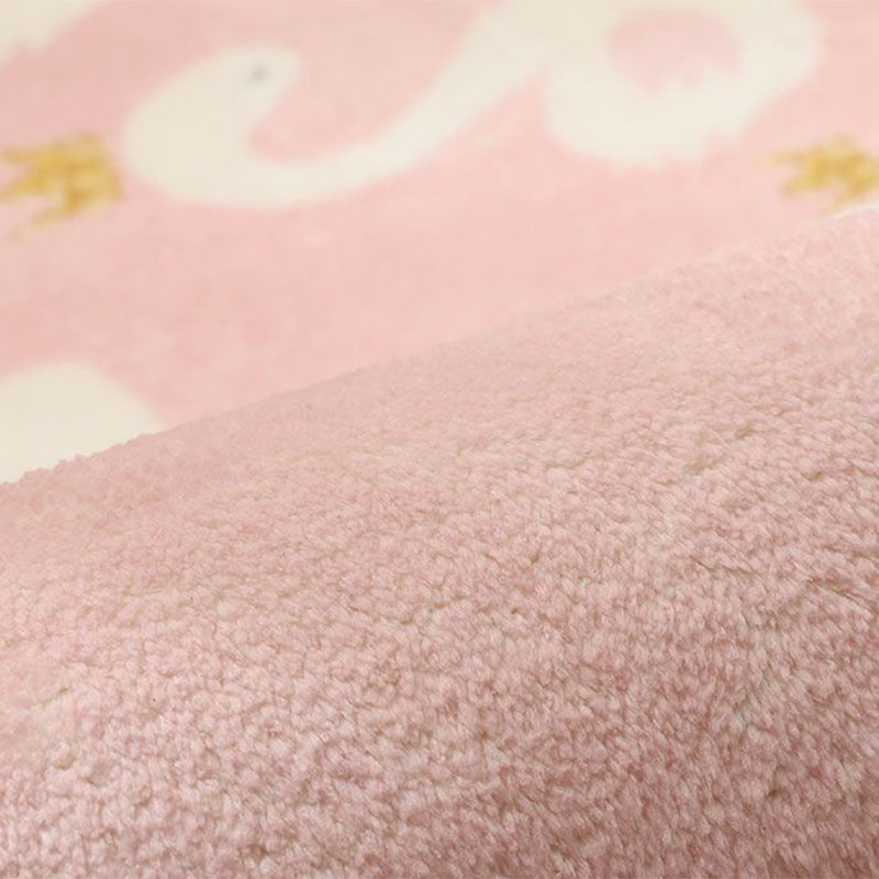 Vivolux | Stijlvolle Multi-Kleurige Kinderen Tapijt Katoen Patroon Vloerkleed Machine Wasbaar Huisdier Vriendelijk Antislip Ondergrond Tapijt voor Meisjes Slaapkamer