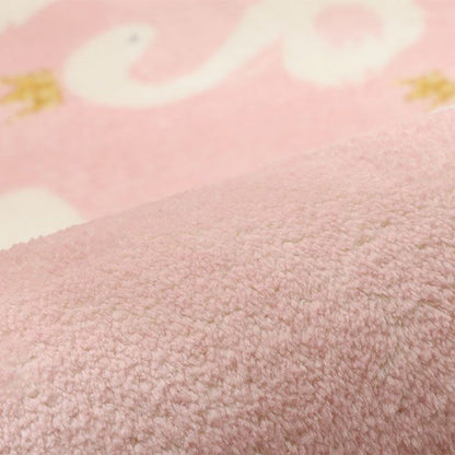 Vivolux | Stijlvolle Multi-Kleurige Kinderen Tapijt Katoen Patroon Vloerkleed Machine Wasbaar Huisdier Vriendelijk Antislip Ondergrond Tapijt voor Meisjes Slaapkamer