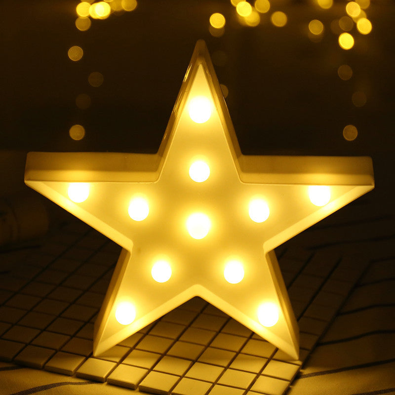 Vivolux | Cartoon Vormige Slaapkamer Batterij Wandverlichting Kunststoff Kunst Decor LED Nachtkastlamp