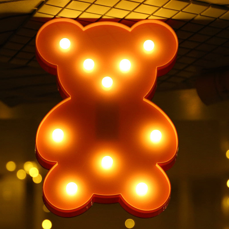 Vivolux | Cartoon Vormige Slaapkamer Batterij Wandverlichting Kunststoff Kunst Decor LED Nachtkastlamp