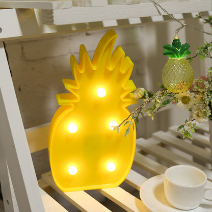 Vivolux | Plastik Cartoon Form LED Tischlicht Künstlerische Batterien Nachttischlampe für Schlafzimmer