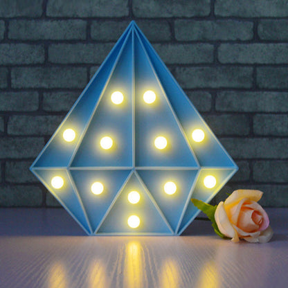 Vivolux | Kids Style Cartoon Formen Batterie Tischlampe Kunststoff Nachttisch LED Nachtisch Beleuchtung