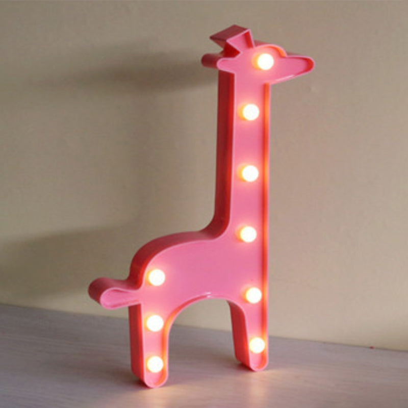 Vivolux | Kids Style Cartoon Formen Batterie Tischlampe Kunststoff Nachttisch LED Nachtisch Beleuchtung