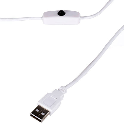 Vivolux | Aluminium Sunset Glow USB Plug Tafelverlichting Hedendaagse LED Spotlicht in Zwart voor Slaapkamer