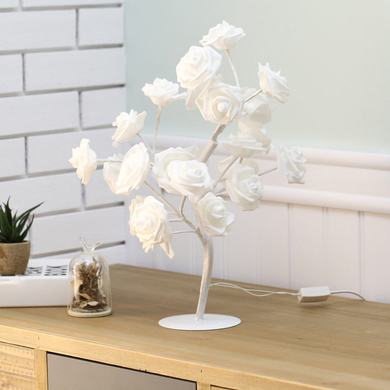 Vivolux | Baumförmige Schlafzimmer USB Nachttischlampe Kunststoff dekorative LED Tischbeleuchtung Ideen