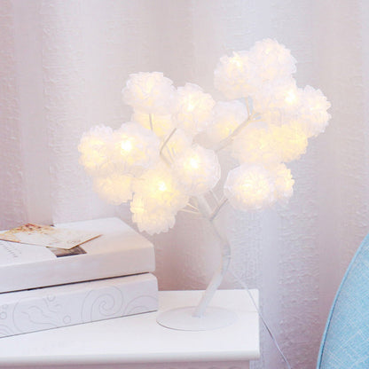 Vivolux | Boomvormige USB Tafel Lamp Kinderen Stijl Plastic Woonkamer LED Nachtkast Verlichting