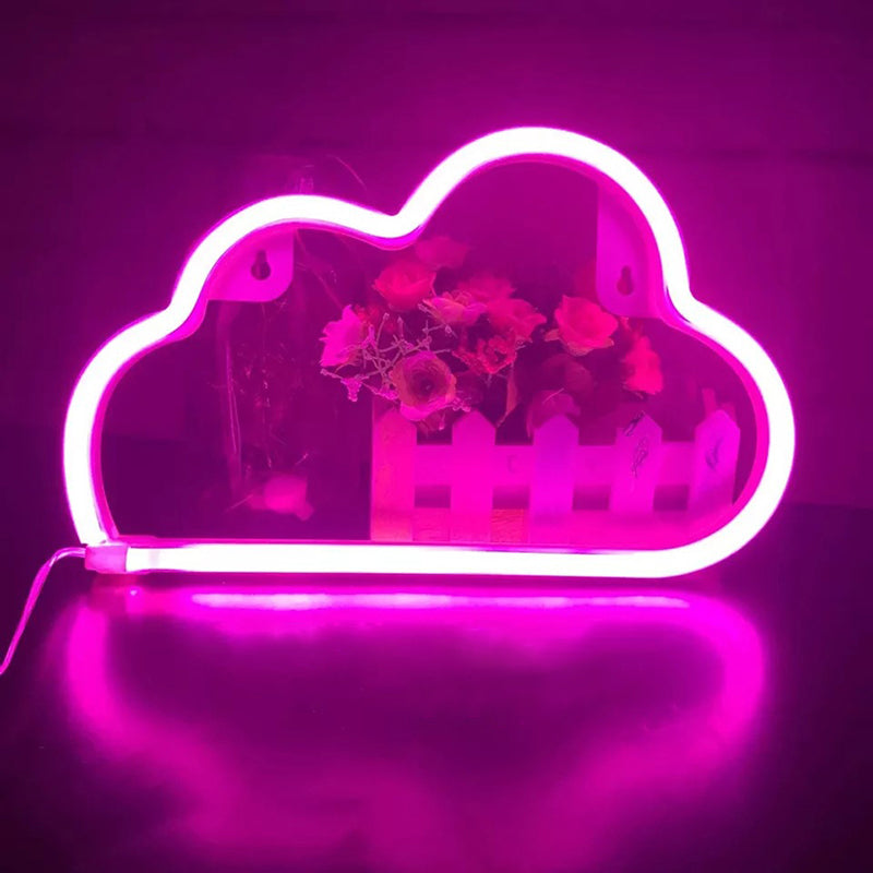 Vivolux | Plastik Wolkenförmige Batterie Wandlampe Weiße LED Nachtbeleuchtung Ideen für Kinder Schlafzimmer