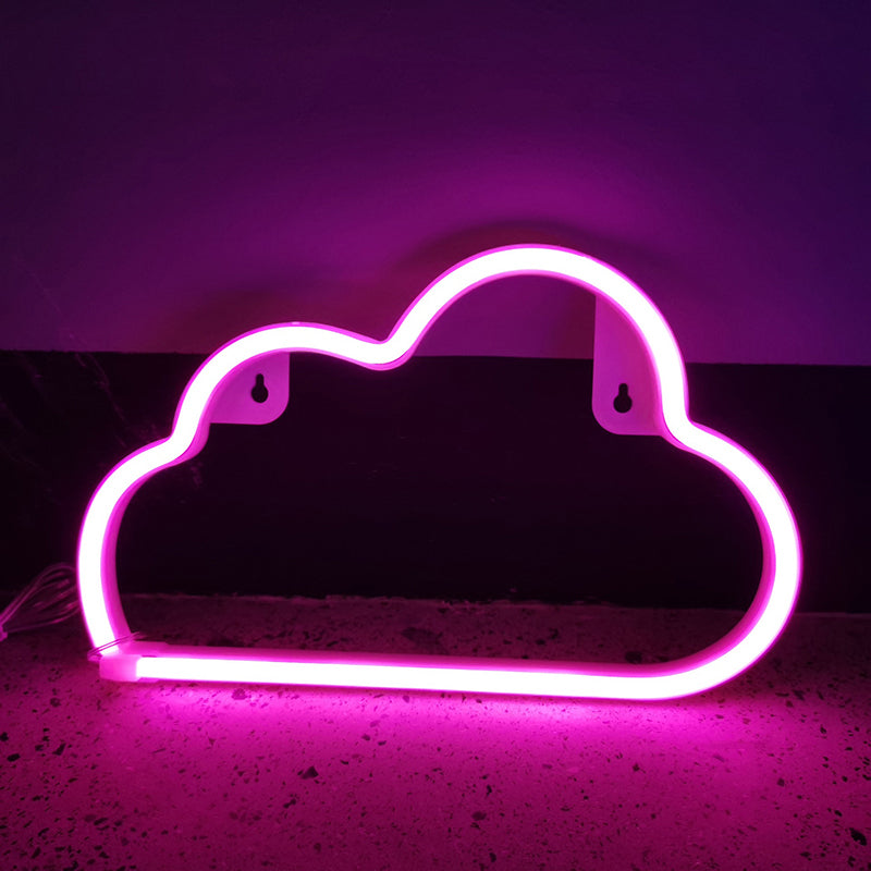 Vivolux | Plastik Wolkenförmige Batterie Wandlampe Weiße LED Nachtbeleuchtung Ideen für Kinder Schlafzimmer