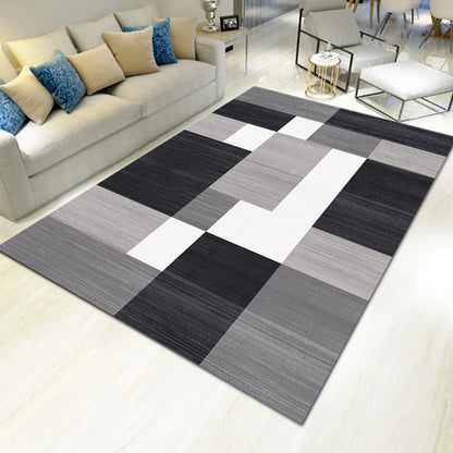 Vivolux | Dikke Multicolor Moderne Vloerkleed Synthetisch Geometrisch Patroon Vloerkleed Machinewasbaar Antislip Vlekbestendig Vloerkleed voor Woonkamer