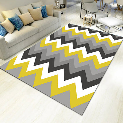 Vivolux | Dikke Multicolor Moderne Vloerkleed Synthetisch Geometrisch Patroon Vloerkleed Machinewasbaar Antislip Vlekbestendig Vloerkleed voor Woonkamer
