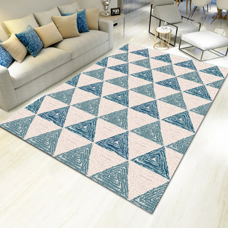 Vivolux | Dikke Multicolor Moderne Vloerkleed Synthetisch Geometrisch Patroon Vloerkleed Machinewasbaar Antislip Vlekbestendig Vloerkleed voor Woonkamer