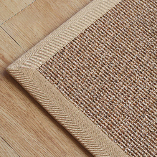 Vivolux | Beige Rustiek Vloerkleed Sisal Effen Kleur Vloerkleed Wasbaar Antislip Huisdier Vriendelijk Vloerkleed voor Slaapkamer