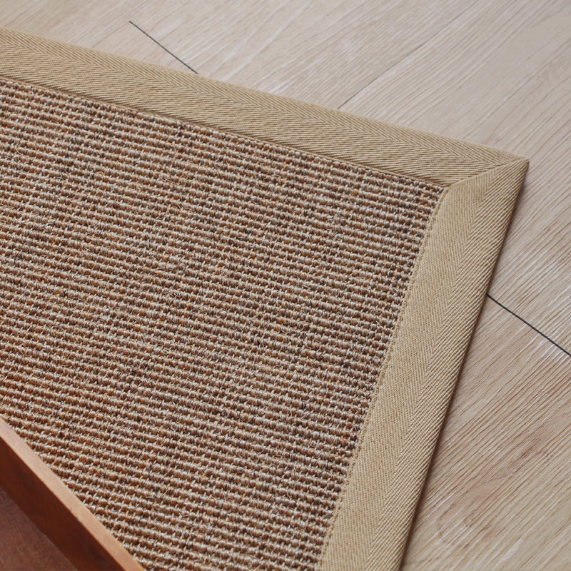 Vivolux | Beige Rustiek Vloerkleed Sisal Effen Kleur Vloerkleed Wasbaar Antislip Huisdier Vriendelijk Vloerkleed voor Slaapkamer