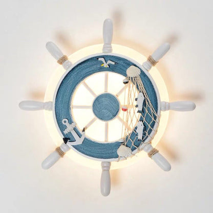 Vivolux | Schattierte Wandmontage Licht Kinder Acryl Kindergarten LED Wandleuchte in Weiß