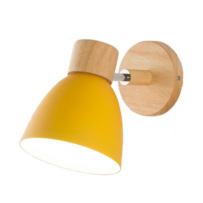 Vivolux | Dome Wandlamp Nordic Stijl Metaal 1-Licht Bedlamp Rotatable Wandverlichting
