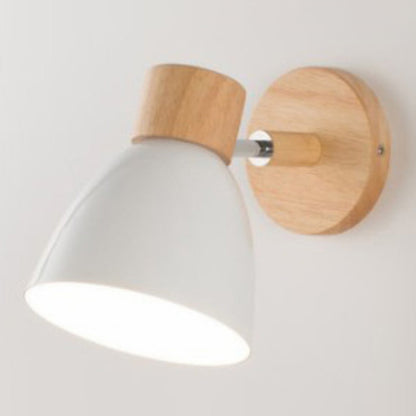 Vivolux | Dome Wandlamp Nordic Stijl Metaal 1-Licht Bedlamp Rotatable Wandverlichting