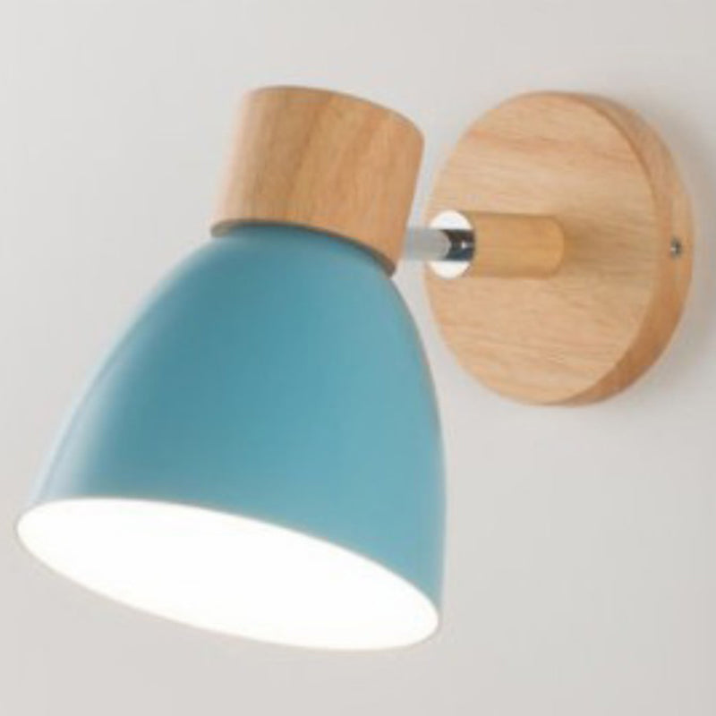 Vivolux | Dome Wandlamp Nordic Stijl Metaal 1-Licht Bedlamp Rotatable Wandverlichting